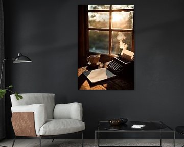 Ochtendsfeer bij het raam van Poster Art Shop