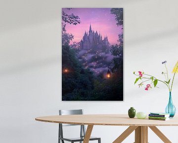 Sprookjesachtig kasteel van Poster Art Shop