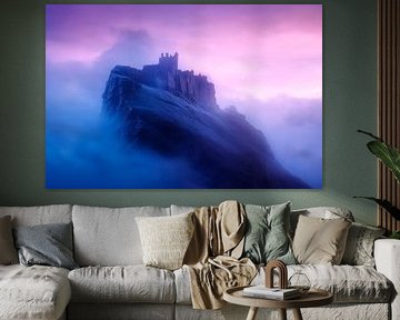 Le paysage mystique des châteaux sur Poster Art Shop