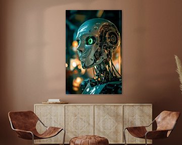 Robots met ogen van Poster Art Shop