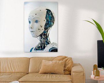 Robot portret van Poster Art Shop