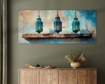 Shimmering lanterns by Poster Art Shop