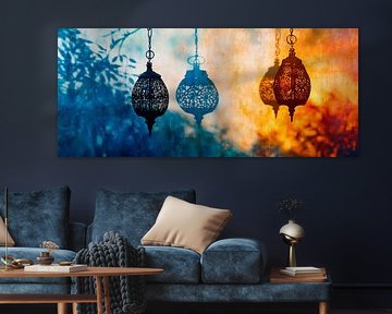 Prachtige lantaarn kunst van Poster Art Shop