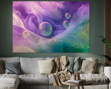 Floating soap bubbles by Poster Art Shop