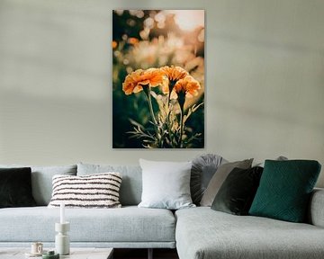 Radiant calendulas by Poster Art Shop