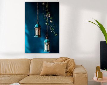 Great lanterns on the wall by Poster Art Shop