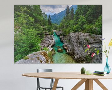 Soca gorge in Slovenia by Marcel Tuit