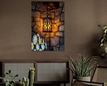 Warm lichtspel van Poster Art Shop