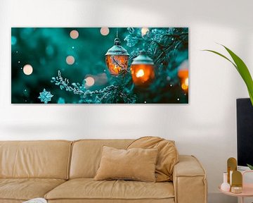 Winter magic with lights by Poster Art Shop