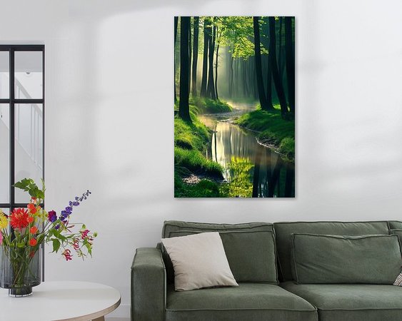 Example of the artwork in a room