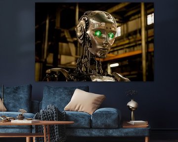 Focus op robots van de toekomst van Poster Art Shop