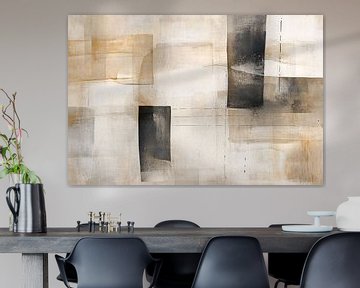 Minimalistisch abstract ontwerp in neutraal van Imperial Art House