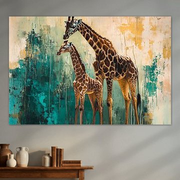 Des girafes en couleurs sur Imperial Art House