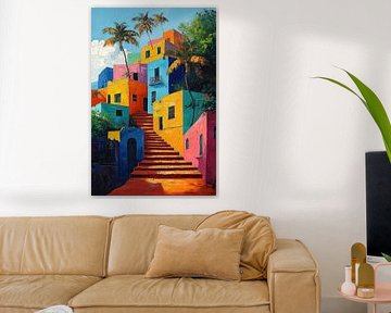 Echoes of Havana Sunshine by Abstract Painting