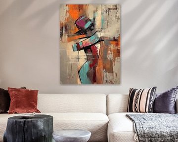 Abstract | Urban Echo van Abstract Schilderij
