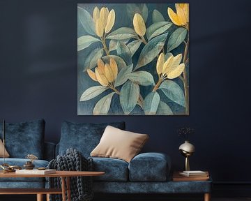 Varens | Schilderij Bladeren van De Mooiste Kunst