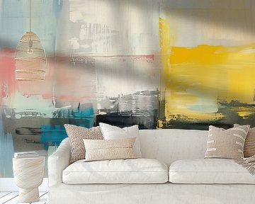 Abstrakte Malerei | Harmonie in abstrakter Bewegung von Kunst Laune