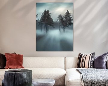 Fog in the forest by haroulita
