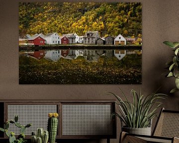Autumnal splendour in the Old Village by Gerry van Roosmalen