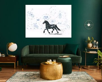 We are nature ( Horses/Friesians) by Friederike Rave