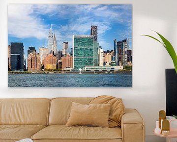 NEW YORK CITY East River Skyline van Melanie Viola