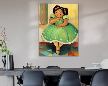 Dancing Queen in Green