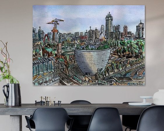 Example of the artwork in a room