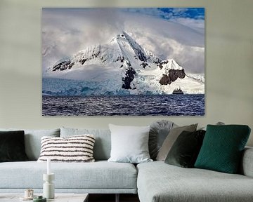 Het landschap van Antarctica van Roland Brack