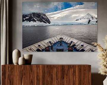 Het landschap van Antarctica van Roland Brack