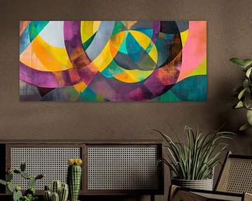 Abstract colours and shapes by Poster Art Shop
