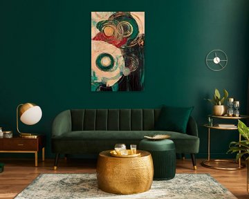 Abstract colours and harmonious shapes by Poster Art Shop