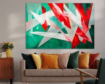 Abstract colours and shapes play by Poster Art Shop