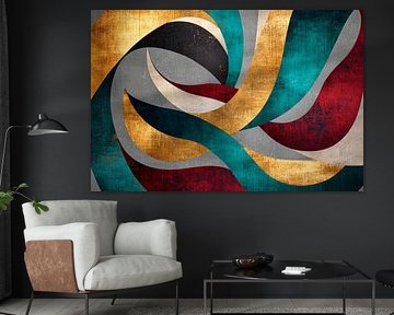 Abstract colours and textures by Poster Art Shop