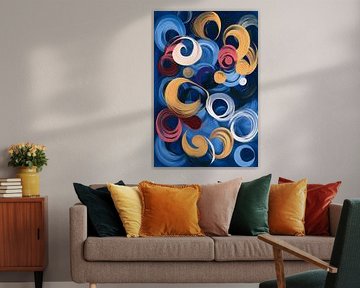 Abstract colours and sweeps by Poster Art Shop