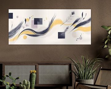 Abstract colour harmony with shapes by Poster Art Shop