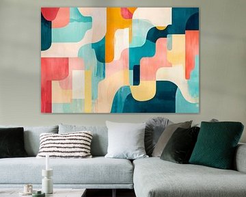 Abstract colour composition by Poster Art Shop