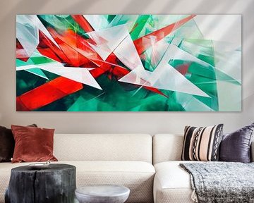 Abstract colour composition with shine by Poster Art Shop