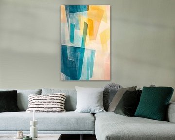 Abstract colour play composition by Poster Art Shop