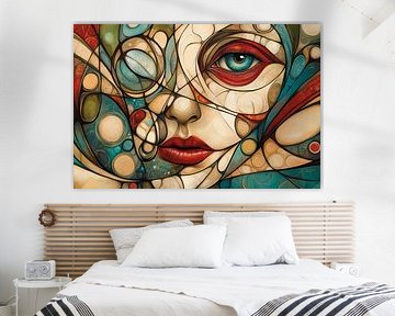 Abstract beauty in colours and shapes by Poster Art Shop