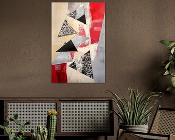 Abstract geometric composition by Poster Art Shop