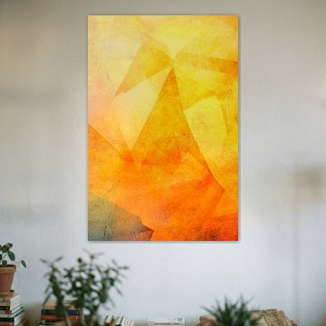 Abstrakte warmtönige Hintergrundmuster von Poster Art Shop
