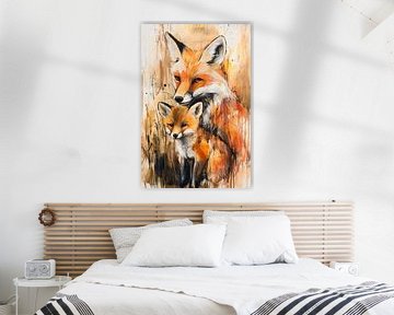 Fox family expressive and warm by Imperial Art House
