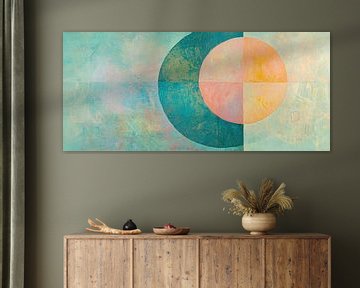 Pastell Überlappung | Pastell Kreise von Moderne Kollektion