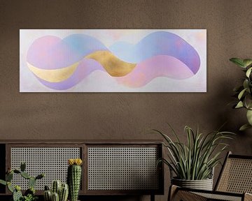 Pastelgolven | Pastel Golven Kunst van Modern Collection