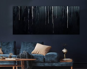 Dark drops on a smooth surface by Poster Art Shop