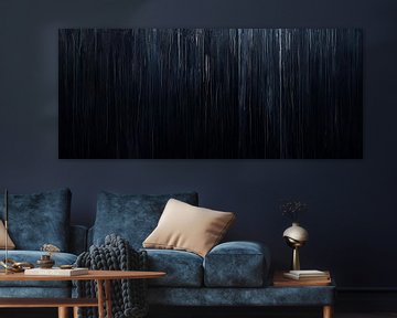 Donkere regendruppels in het licht van Poster Art Shop