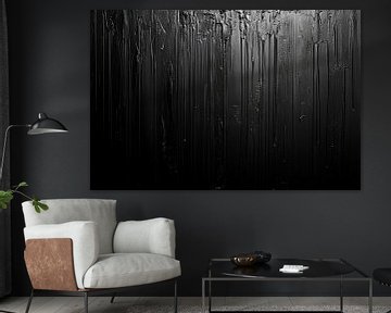 Donkere kleurverlopen met druppelvorming van Poster Art Shop
