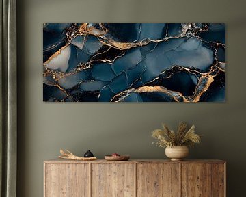 Elegant marbled surface texture by Poster Art Shop