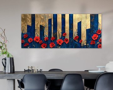 Colourful composition with poppies by Poster Art Shop