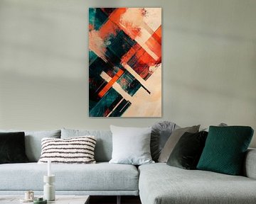 Play of colours in abstract composition by Poster Art Shop